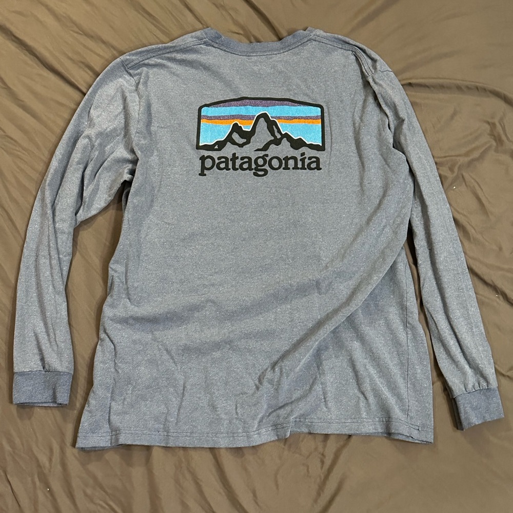 Patagonia Logo Long Sleeve Tee